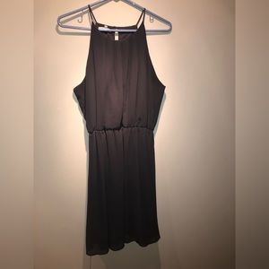 A-line, mid-thigh dress